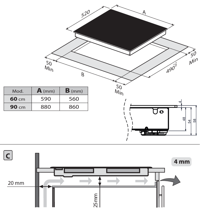ΕΣΤΙΑ BERTAZZONI P904CERMODNE | ΚΕΡΑΜΙΚΗ ΕΣΤΙΑ 2